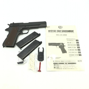 【中古】18歳以上 箱傷み)東京マルイ ガスブローバック M1911A1ガバメント ミリタリー スペアマガジン付[240069164266]の画像2