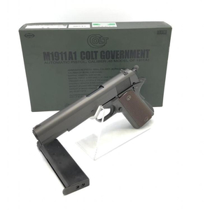 【中古】18歳以上 箱傷み)東京マルイ ガスブローバック M1911A1ガバメント ミリタリー スペアマガジン付[240069164266]