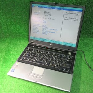 [3901]NEC PC-VY16AWZ74 Core2Duo T5500 1.66GHz キーボード作動品 15インチ BIOS OK 表示暗いジャンク