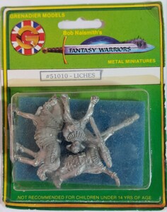 グレナディア GRENADIER ファンタジー メタルフィギュア LICHES 1騎&徒歩1体入り 開封品 FANTASY WARRIORS 中古 TRPG FANTASY