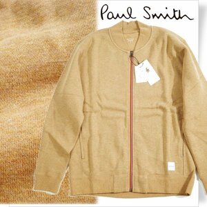 新品1円～★ポールスミス Paul Smith メンズ ジップアップブルゾン トレーナ M ベージュ マルチストライプジップ 本物 ◆6115◆