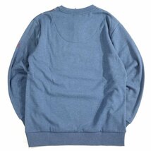 新品1円～★Munsingwear マンシングウェア メンズ 長袖ヘンリーネック ロゴ スウェット M トレーナー ネイビー ゴルフルームウェア◆6617◆_画像6