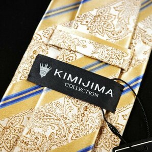 新品1円～★KIMIJIMA COLLECTION 君島 キミジマ コレクション 日本製 シルク絹100％ネクタイ 織柄 正規店本物 ◆7086◆の画像4