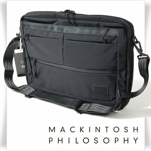 新品1円～★定価1.9万 MACKINTOSH マッキントッシュ フィロソフィー トロッターバッグIV 62941 ショルダーバッグ クラッチバッグ黒◆7418◆