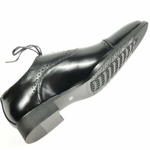 新品1円～★Black On TETE HOMME テットオム 牛革レザー ビジネスシューズ 26.0cm 本革 ブラック レースアップ ストレート◆7767◆の画像6