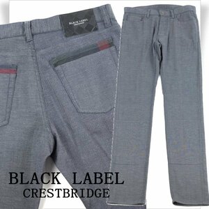  новый товар 1 иен ~* обычная цена 2.7 десять тысяч BLACK LABEL Black Label k rest Bridge темно-синий стрейч распорка Denim брюки M джинсы *7917*