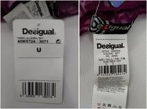 未使用　タグ付　Desigual デシグアル ストール　花　鳥_画像8