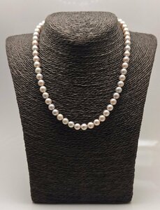 *98[T.B] beautiful goods ... pearl pearl necklace 7mmup-43cm *