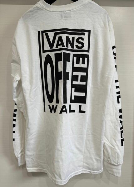 1947 新品　VANS 長袖 Tシャツ ロンT メンズ 白 ホワイト　L 