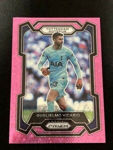 2023-24 Panini Prizm Premier League Soccer Guglielmo Vicario Breakaway Prizms Pink /149