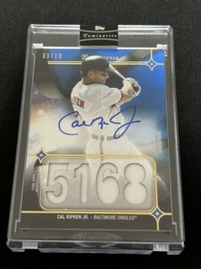 2023 Topps Luminaries Baseball Cal Ripken Jr. Relic Auto /10