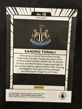 2023-24 Panini Prizm Premier League Soccer Sandro Tonali MANGA_画像2