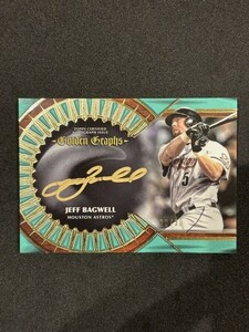 2023 Topps Five Star Baseball Jeff Bagwell Golden Graphs Auto /30