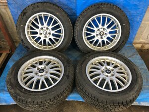 S-HOLD 17×6.5J +42 5Ｈ-114.3PCD GOODYEAR グッドイヤー ICENAVI SUV 225/60R17 2021年製 9部山 タイヤ・ホイールセット