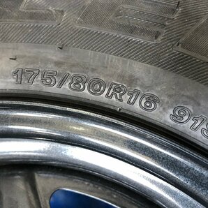 ジムニー JB64W スペアタイヤ スチールホイール 16×5.5J 5H-139.7PCD DUELER H/T 684 175/80R16 2022年製 タイヤ・ホイールセットの画像7