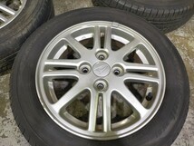 ダイハツ純正　タイヤホイール4本セット　純正アルミホイール　155/65R14 75H BluEarth　14インチ　中古品　売切_画像2