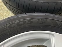 ◎傷小良品 14inc 4.5j +45 100/4H バリ溝 国産165/55R14 165/55-14 検）ワゴンR ラパン ライフ トゥデイ ルークス パレット セルボ アルト_画像6