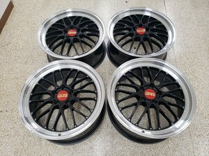 ◎傷極小美品 深リム BBS 風 LM風 20inc 8.5J +45 114.3/5H 検)ハリアー アルファード CX-5 CX-8 ヤリスクロス C-HR クラウン レヴォーグ