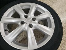 ◎良品希少ENKEI＝HONDA ZE2インサイト純正 16inc 6j +53 100/4Hバリ溝低燃費タイヤ 185/55R16 ダンロップ フィットRS シャトル モビリオ_画像4