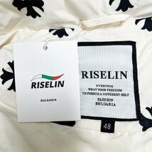 定番ヨーロッパ製※定価12万◆ブルガリア発※RISELIN ダウンジャケット 防風防寒 軽量 ゆったり 着痩せ 上品 ロングコート レディース L/48_画像9