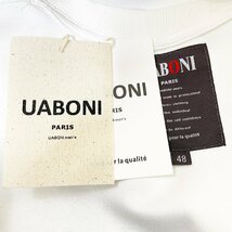 高級EU製＆定価4万◆UABONI*Paris*トレーナー*ユアボニ*パリ発◆上品 個性 吸湿 クマ カラフル 長袖 カットソー ユニセックス M/46サイズ_画像7