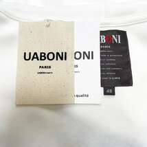 個性EU製＆定価4万◆UABONI*Paris*パーカー*ユアボニ*パリ発◆コットン100％ 上品 モノグラム カットソー 男女兼用 ベアブリック L/48_画像8