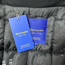 定番・中綿コート 定価8万◆Emmauela・イタリア・ミラノ発◆中綿入り 防寒 軽量 無地 ジャケット アウター 秋冬 紳士 メンズ M/46サイズ_画像9