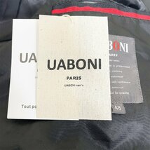 高級限定EU製＆定価12万UABONI*Paris*豪華毛皮ミンクファーコート*ユアボニ*パリ発◆厚手 暖かい 極地防寒 ラインストーン 2XL/52サイズ_画像8