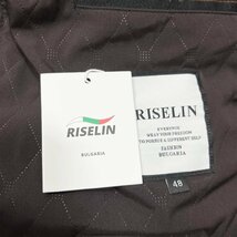 個性ヨーロッパ製※定価6万◆ブルガリア発※RISELIN ジャケット 上質カシミヤ 暖かい 快適 柔らかい 総柄 ブルゾン アウター ビジネス M/46_画像9