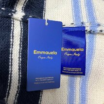 個性・ニットカーディガン 定価5万◆Emmauela・イタリア・ミラノ発◆上品 ソフト 防寒 カラフル ハイネック ジャケット メンズ L/48サイズ_画像10