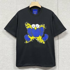 逸品・半袖Tシャツ 定価2万◆Emmauela・イタリア・ミラノ発◆コットン100％ 快適 通気 吸汗 スウェット カットソー 日常 L/48サイズ