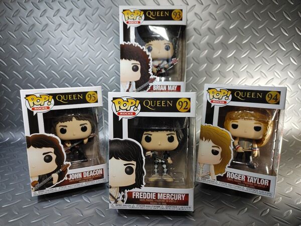 Funko POP ! ROCKS クイーン QUEEN 92 フレディー 93 ブライアン 94 ロジャー 95 ジョン