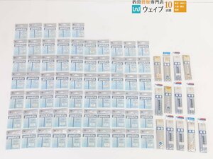 まかつ 改良鮎エサ サイズ1～3 ハリス0.4～0.6 他 計79点 アユ用 ハリス付釣り針セット 未使用 店舗長期保管品