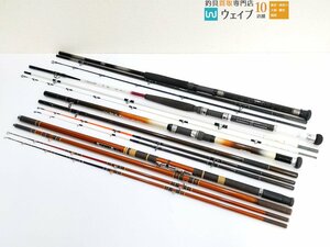 ダイワ スーパー 剣崎 50号300、サンワ スペシャリスト 真鯛 330、スズミ CG 沖波 スペシャル 50-270 等 船竿 計4点