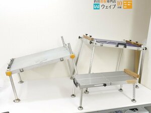 TFC ヘラ台 65cm×28.5cm、プロマリン アルミヘラ台 73cm×48cm 他 計3点セット 中古＆ジャンク