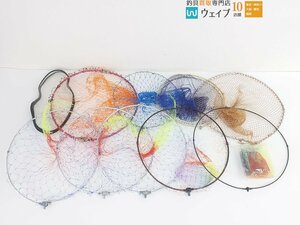 玉網 計10点セット 直径35cm～43cm 玉網 フィッシングネット フレーム