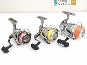 ダイワ 12 レガリス 2500、12 クレスト 3000、レブロス MX 4000 計3点 中古