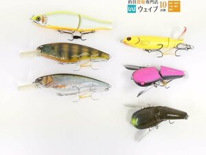 deps デプス NZ クローラー Jr、ガンクラフト ジョインテッドクロー 178 タイプ15-SS、イマカツ ブルバイゾン 400 他 計6点