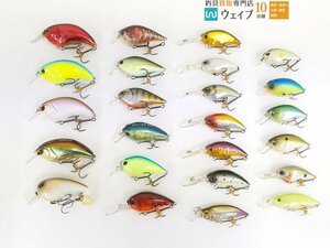 deps デプス イヴォーク 2.0、メガバス I×Iシャッド タイプR、レイドジャパン レベルクランク、イマカツ ほか 計24点