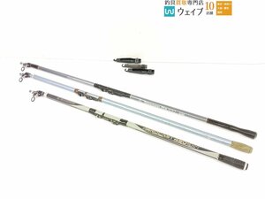 シマノ サーフリーダー FV 425 DX-T・NFT テレパワー 25号 420・シマノ エアロキャスト 450EX-T 等 投げ竿 計3本 ジャンク品