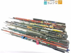 ダイワ HZ 先鋭剣崎 30号 230S・AWPM真鯛 30 360・アルファタックル パワーコング 30-210 他 船竿 など 大量セット ジャンク品