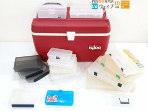 igloo イグルー クーラー・メイホー タックルボックス 等計 15点以上セット