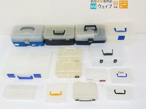 ジェスターボックス1200・アイリス MY KIT 他 計14点 タックルケース セット ツールケース 工具箱 小物入れ