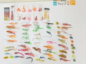 デュエル ソルティーラバー、炎月 タイガーバクバク ヘッド 60g、ジャッカル ビンビン玉 ヘッド 45g 他 計34点