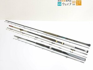 がまかつ がま船 真鯛 50-360、ダイワ HZ 先鋭剣崎 100-200・パワーメッシュ 潮流ヒラメ 20-270 計3点セット 船竿