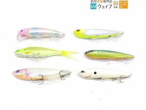 フィッシュアロー x DRT VTジャック 230、イマカツ スラムドッグモンスターSW180、ジャッカル ダウズジャーク190等 計6点