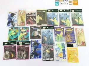 デプス マツバズ・O.S.P ハイピッチャー・レイドジャパン レベルバイブ・メガバス Vフラット 他 計20点 新品バスルアーセット