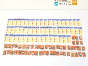 ヤマワ ワンタッチ発泡目印・ゴム張オモリ No.5 鮎 計103点 鮎 仕掛け用品 セット 未使用品