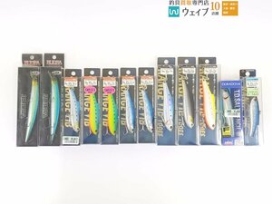 バスデイ レンジバイブ 100ES・90ES・80ES、OSP ルドラ 130SP・ダイワ ドラドチューン TDソルトペンシル 11F 等計12個未使用