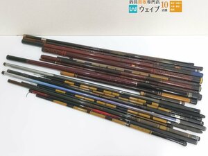 シマノ αズーム アユ EX 時雨 ハイスピード、オリムピック 純世紀 夏雲 他 ダイワ、リョービ 等 鮎竿他 ジャンク品 大量セット